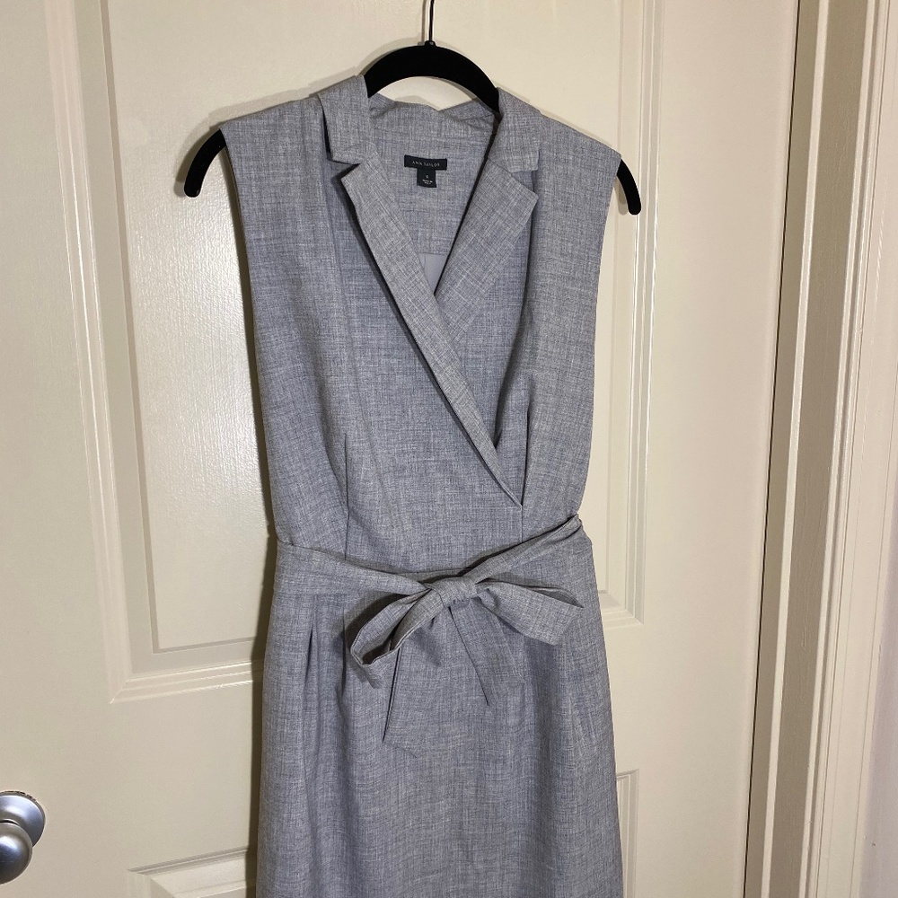 Ann Taylor Collared Belted Dress - Picture 4 of 12